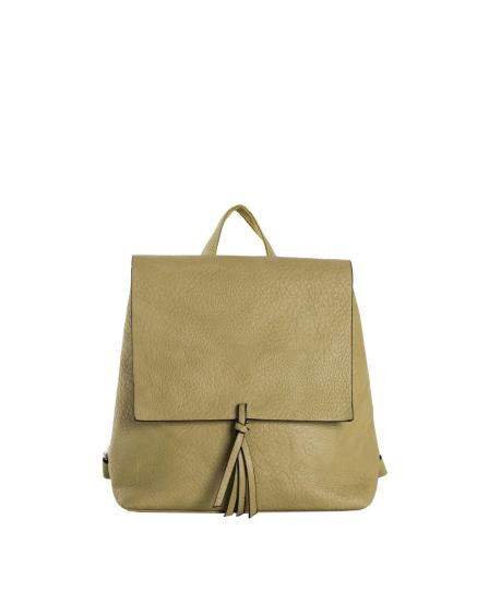E-shop Dámsky batoh z ekokože STORMY svetlo zelený