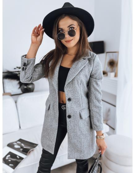 Dámsky kabát LAYLA svetlo šedý