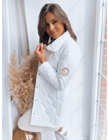 Dámsky prešívaný kabát RATIA ecru