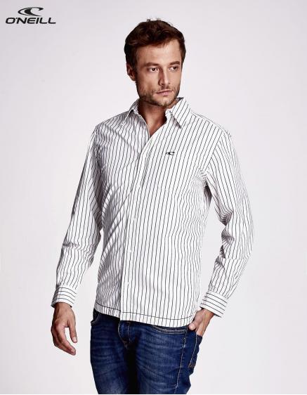 Biela pánska pruhovaná košeľa O'NEILL